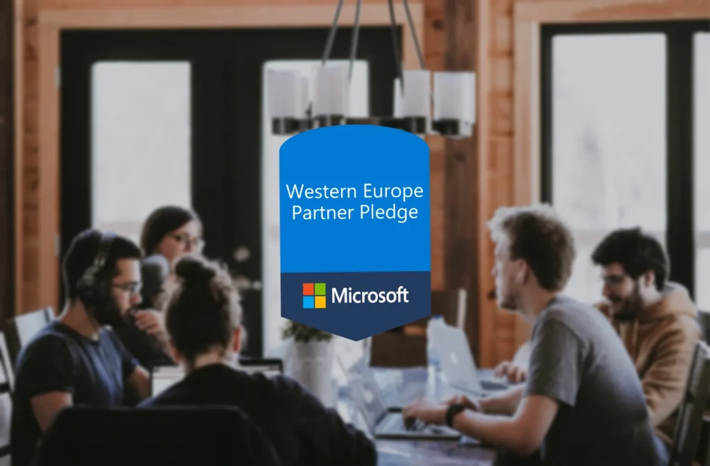 Luza signed the Microsoft Partner Pledge